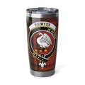 Clan Wemyss je pense tartan pattern travel mug — 20oz stainless steel