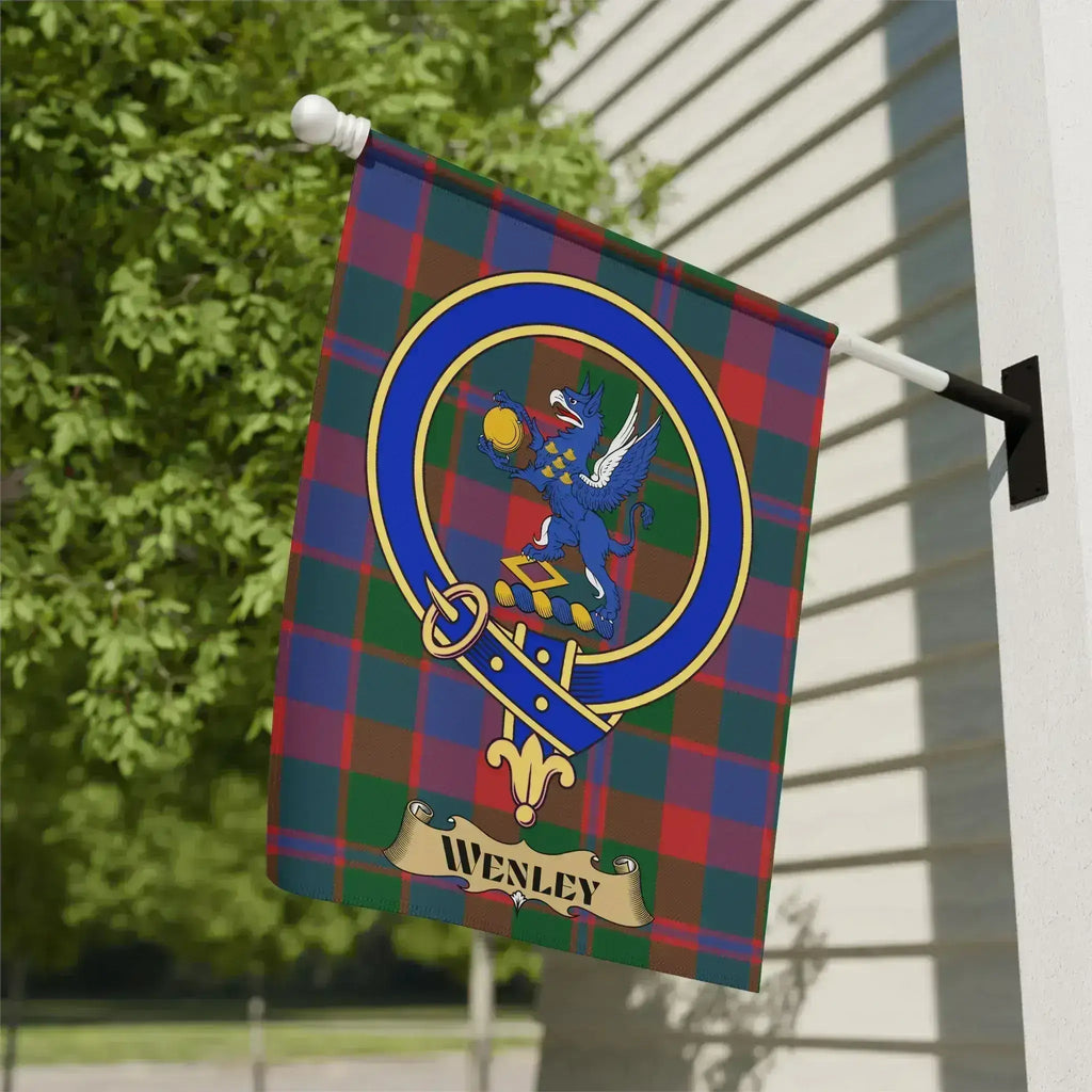 Wenley Plaid Patterned Decorative Flag