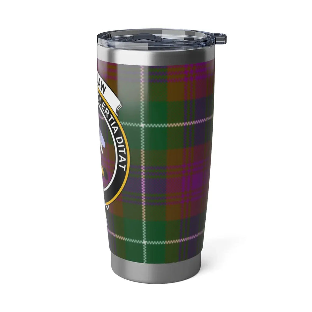 Tartan Pattern Insulated Stainless Steel Tumbler