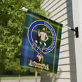 Personalized Tartan Flag with Crest Design product type