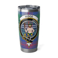 Wood Defend Clan Crest Travel Tumbler