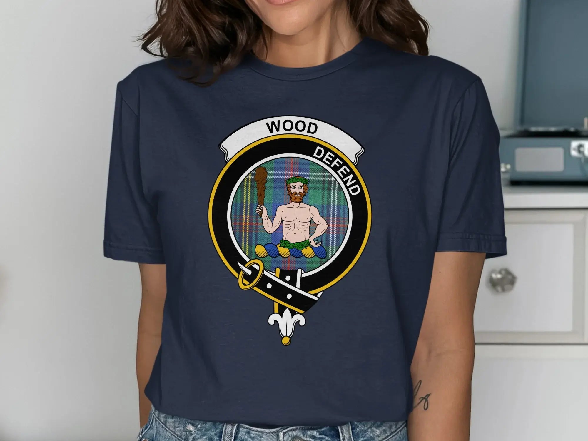 Wood Defend Unique Graphic Printed T-shirt Product