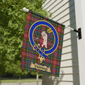Yeoman Crest Hand with Arrow Clan Tartan Flag
