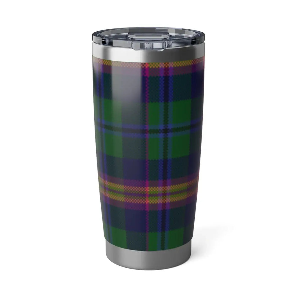 Full wrap tartan design on the Young insulated tumbler