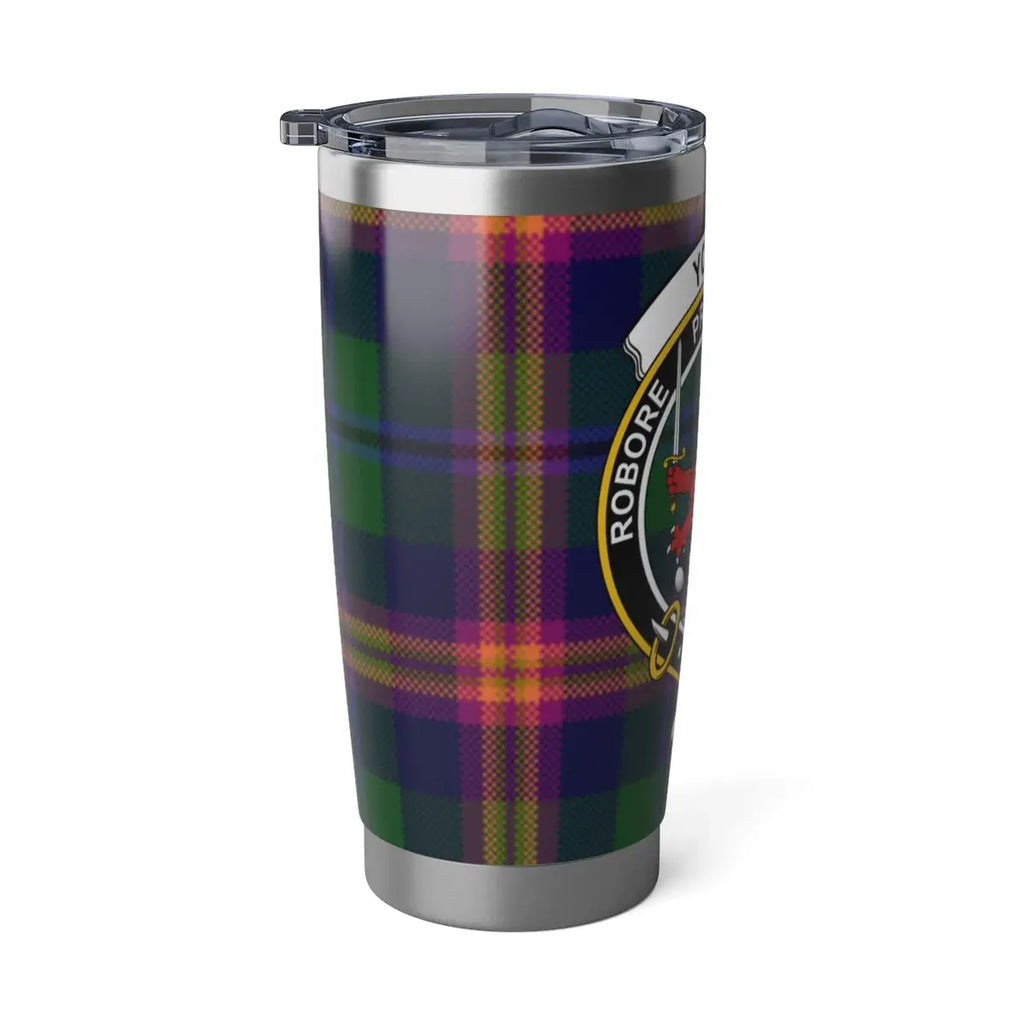 Young clan travel tumbler in a car cup holder