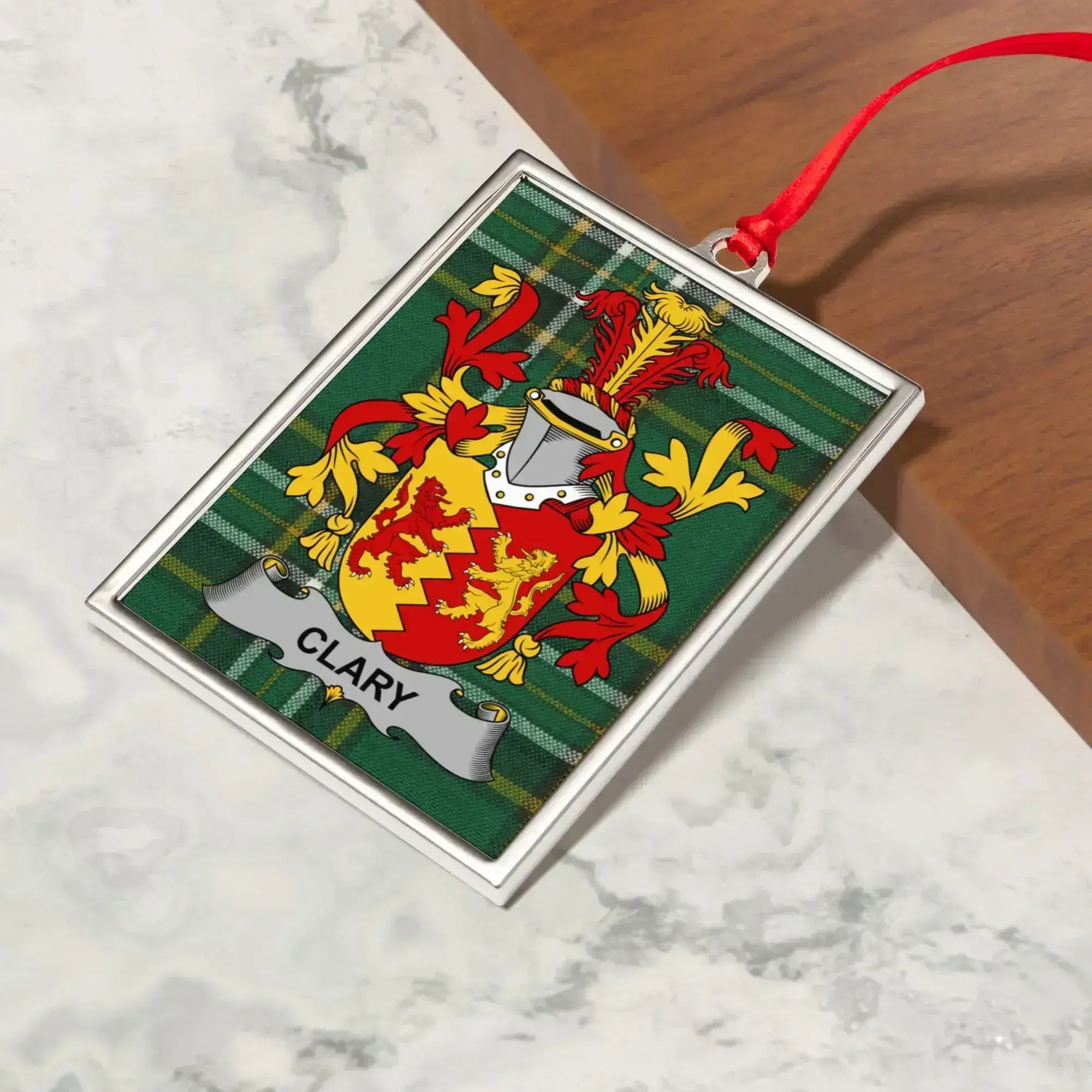 Personalized Clary Family Crest Rectangle Ornament product