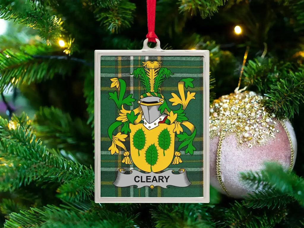 Personalized Family Crest Ornament Holiday product