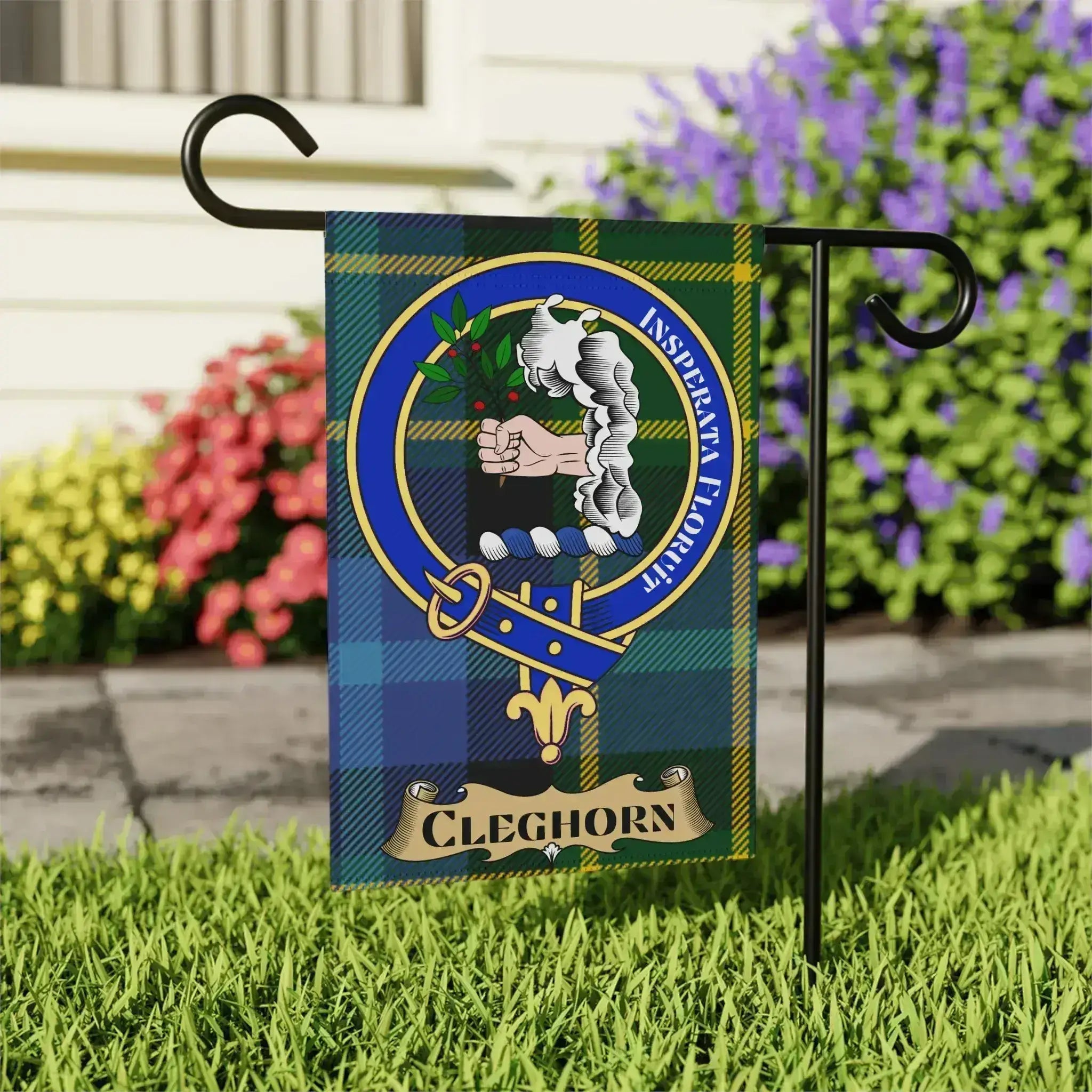 Cleghorn Family Crest Garden Flag Beautiful Yard Product
