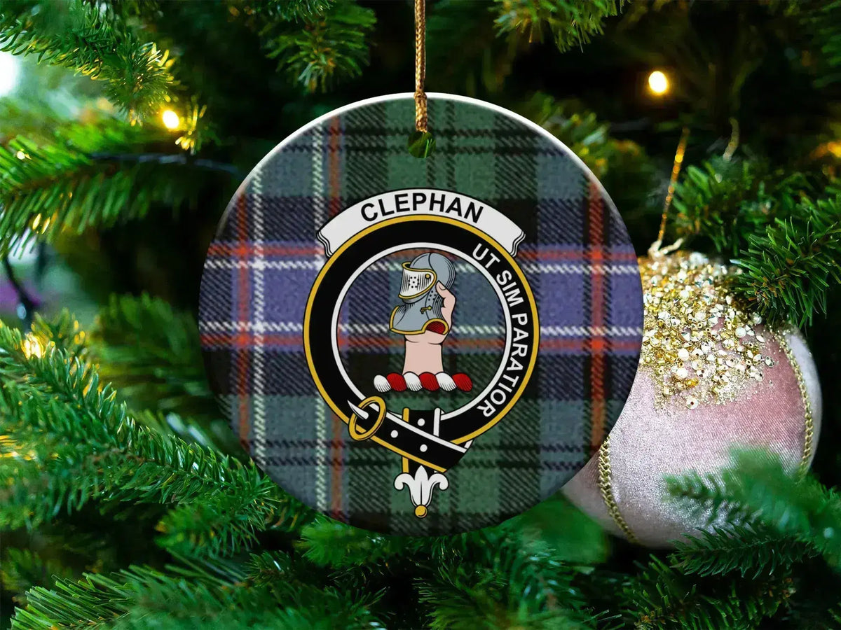 Clephan UT Sit Paratos Ornament Plaid Design