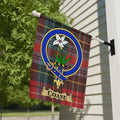 Coane Tartan Flag with Floral Crest Design