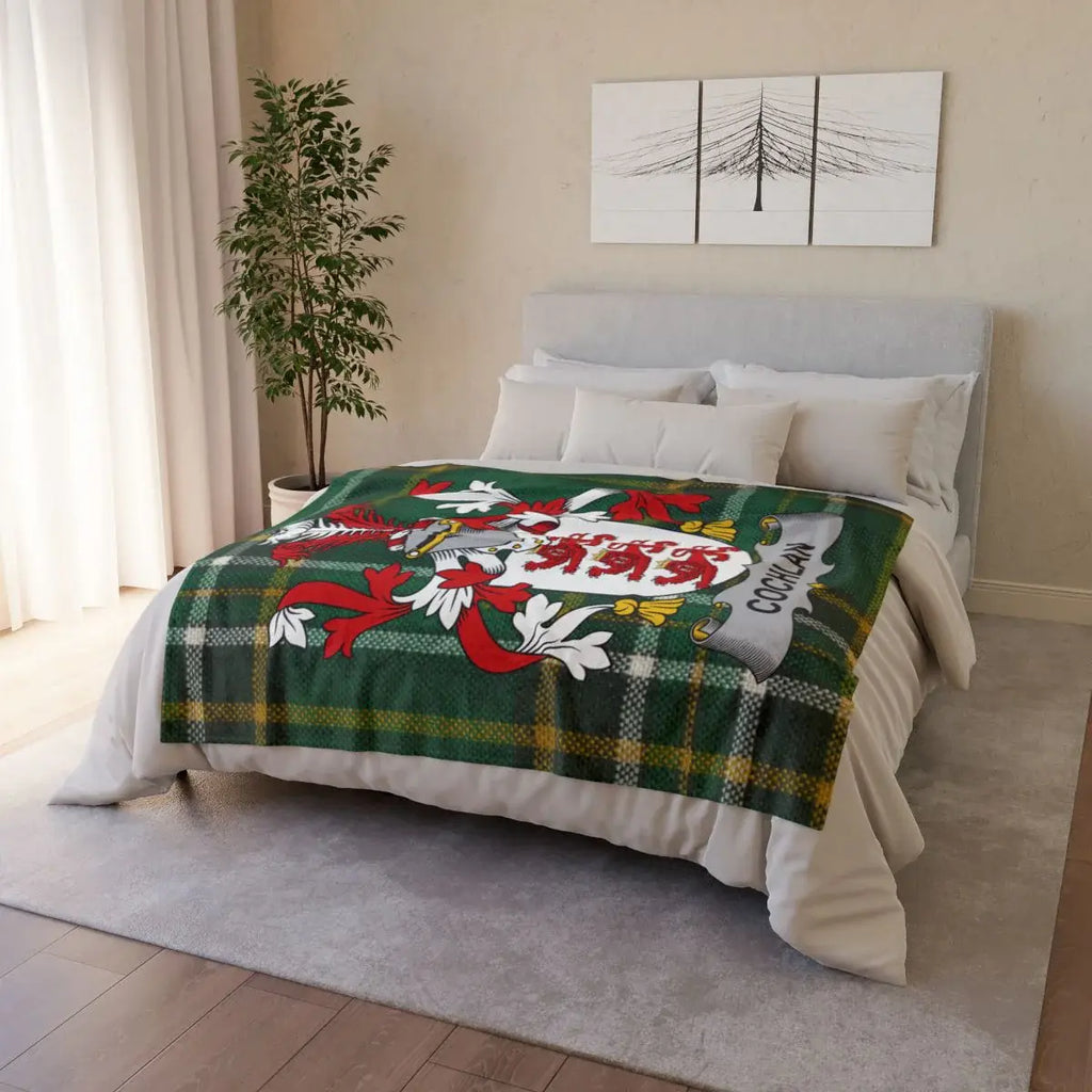 Cozy Coronado Family Crest Design Blanket