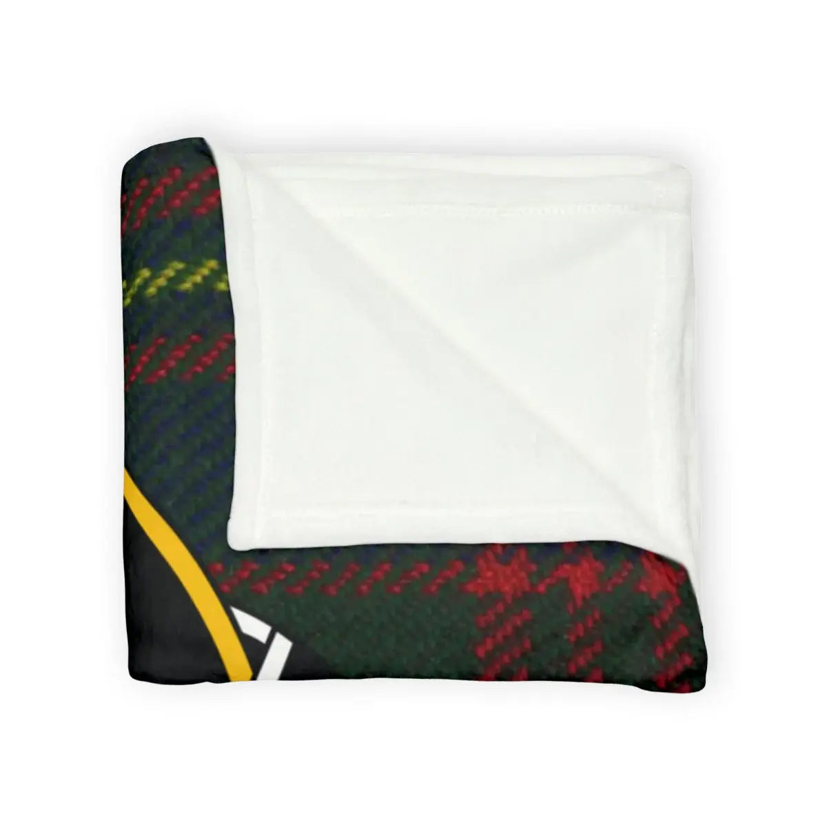 Clan Cochrane tartan plaid throw blanket — cosy everyday use, hemmed edges