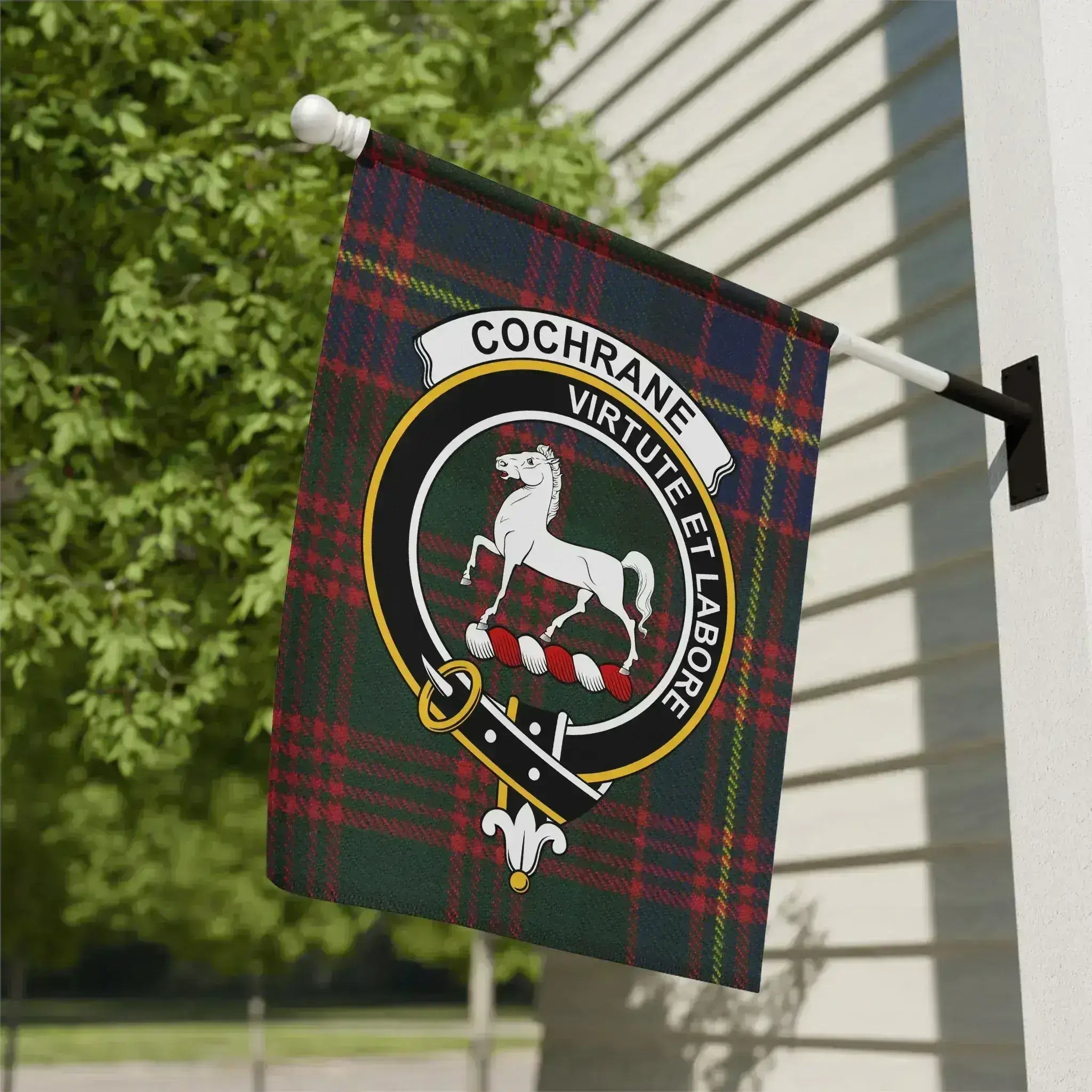 Cochrane Virtute et Labore Decorative Flag product