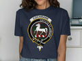 Cochrane clan crest graphic tee — royal blue, unisex fit