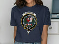 Cockburn accendit cantu clan t-shirt — royal blue, unisex fit