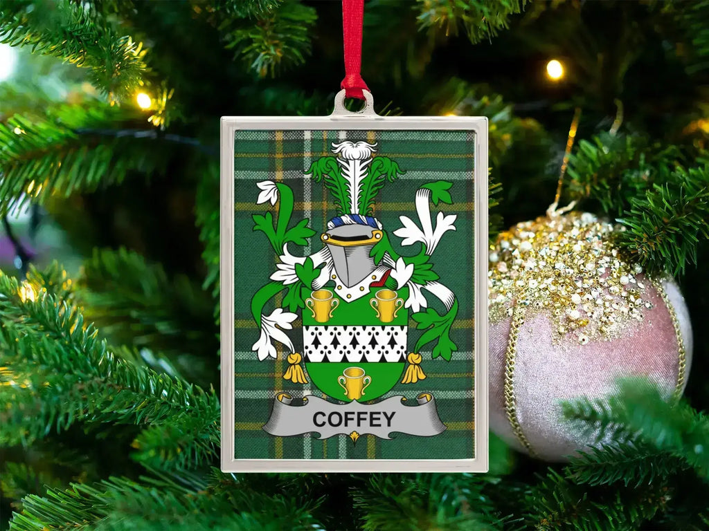 Custom Family Crest Holiday Ornament product