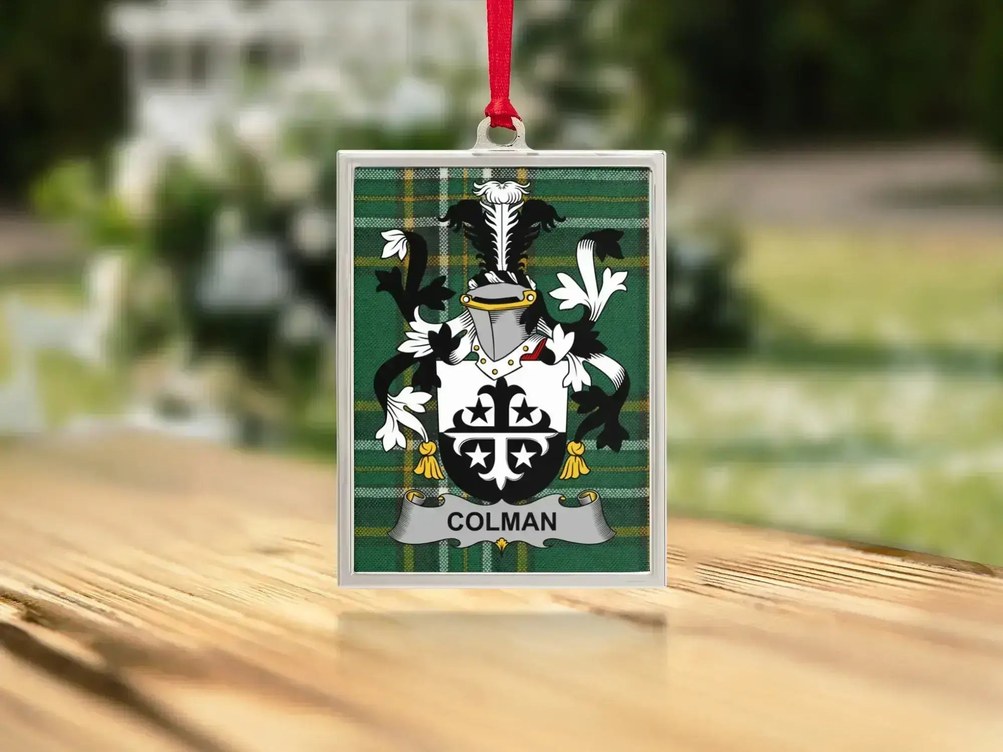 Personalized Family Crest Ornament Keepsake product type