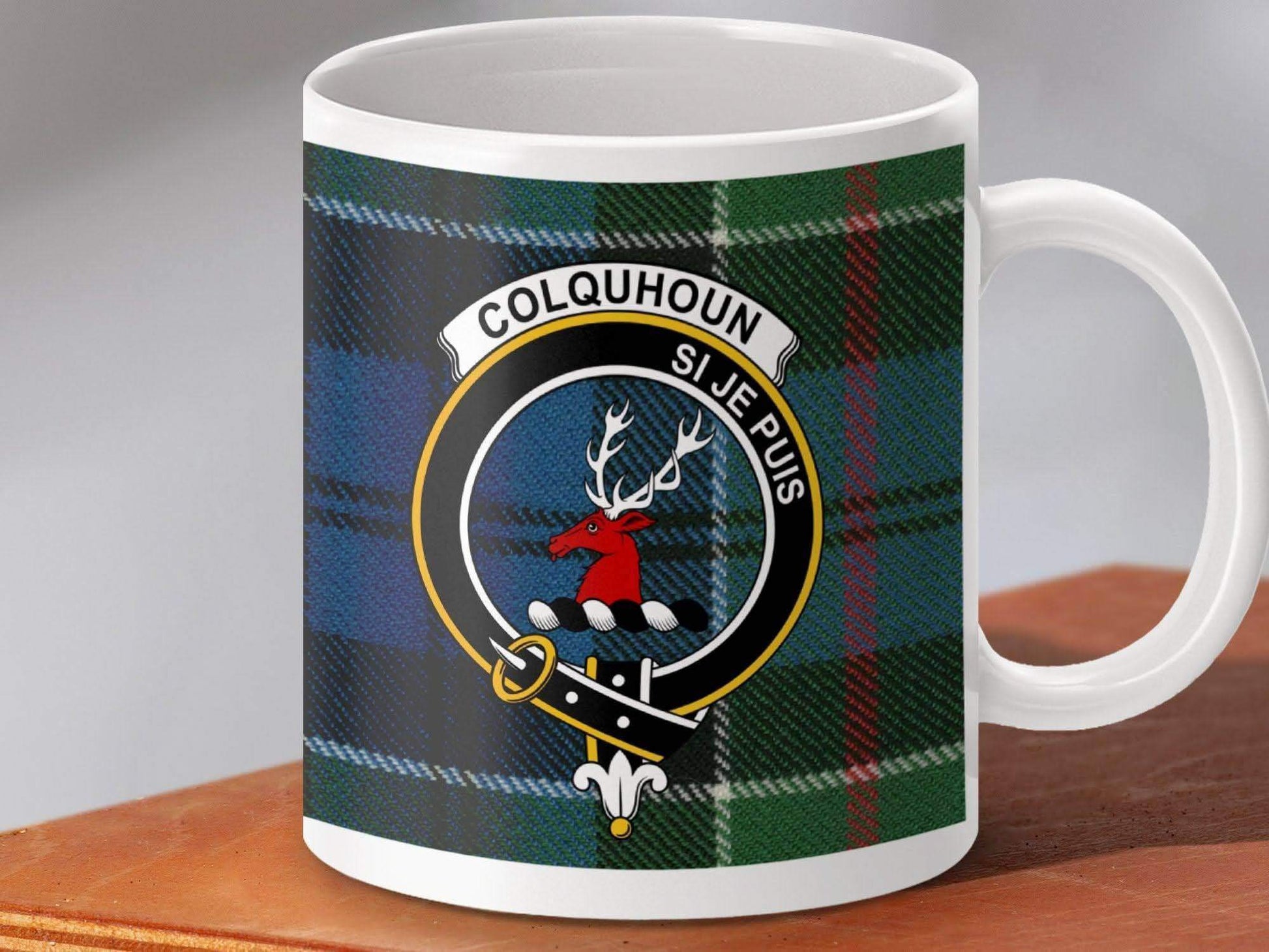 Colquhoun Clan Tartan Ceramic Coffee Mug product