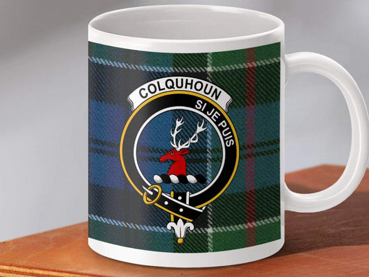 Colquhoun Clan Tartan Ceramic Coffee Mug product
