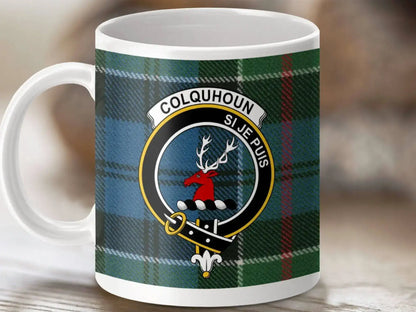 Scottish Colquhoun Clan Crest Tartan Plaid Mug product