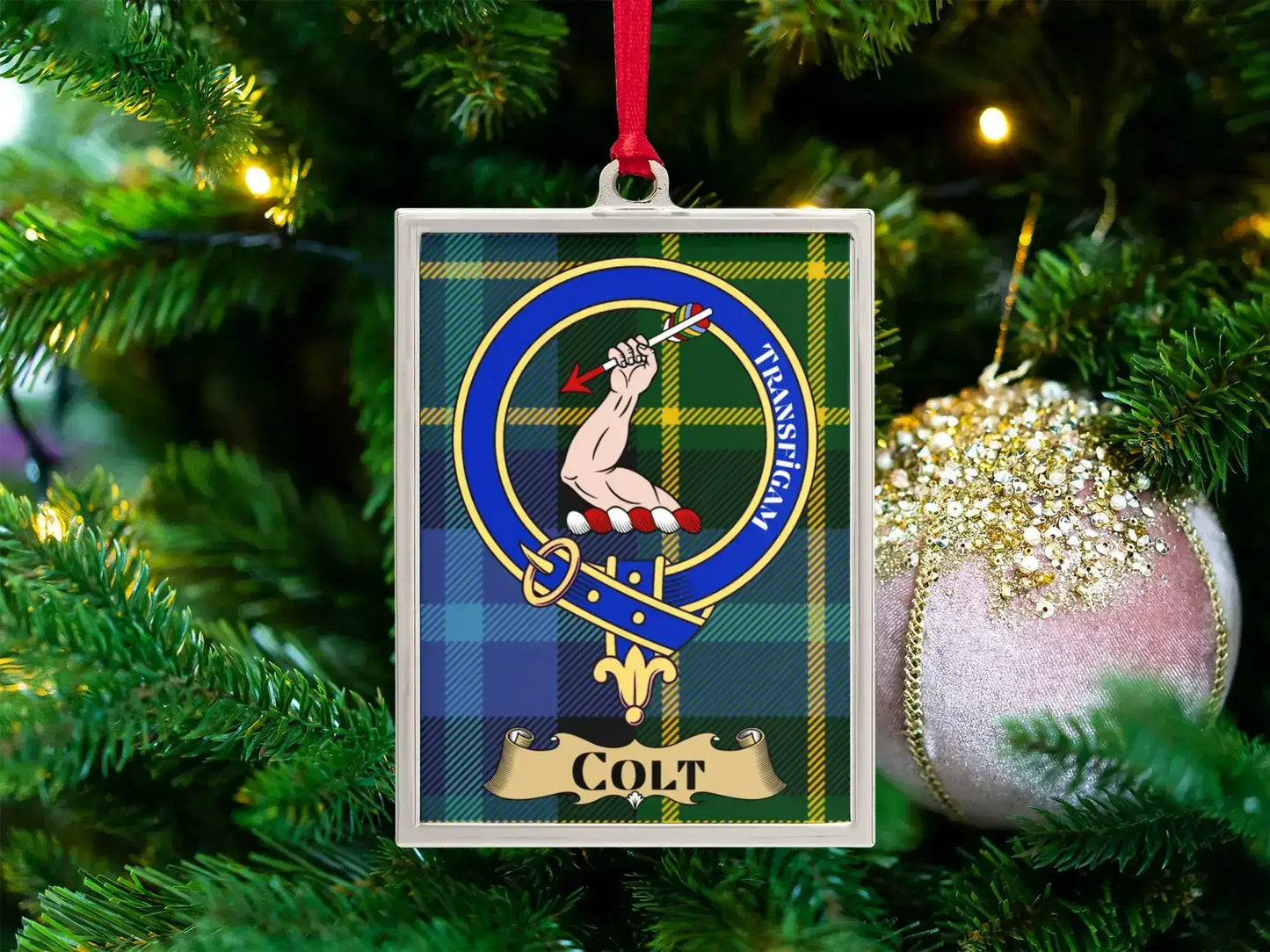 Scottish Clan Crest Christmas Tree Ornament product type