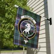 Colville Clan Scottish Tartan Garden Flag