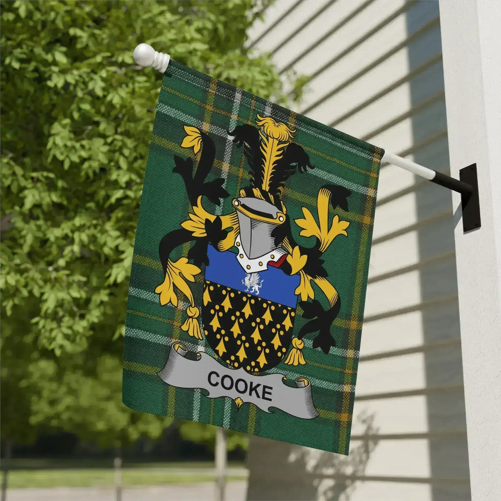 Personalized Family Coat of Arms Garden Flag product