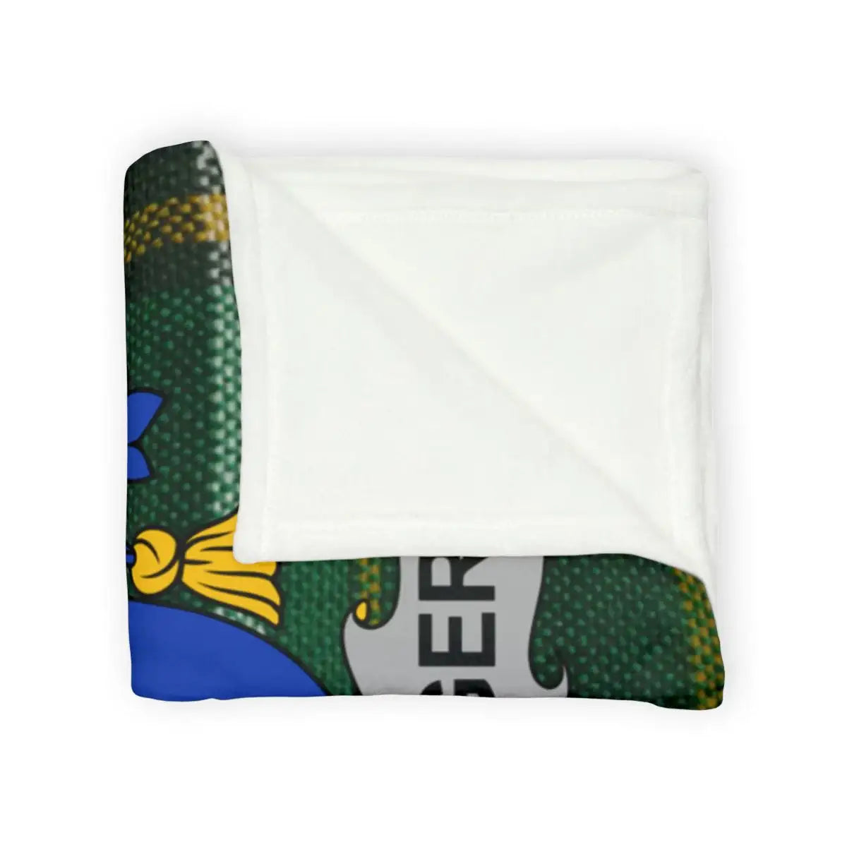 Colorful Heraldic Shield Throw Blanket for Home Decor