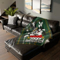 Cornyn Family Crest Plaid Pattern Throw Blanket