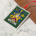 Cosker Coat of Arms Green Tartan Plaque product