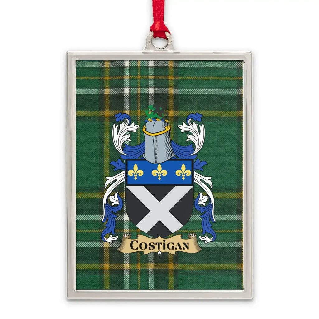 Costigan Family Crest Tartan Plaid Ornament product