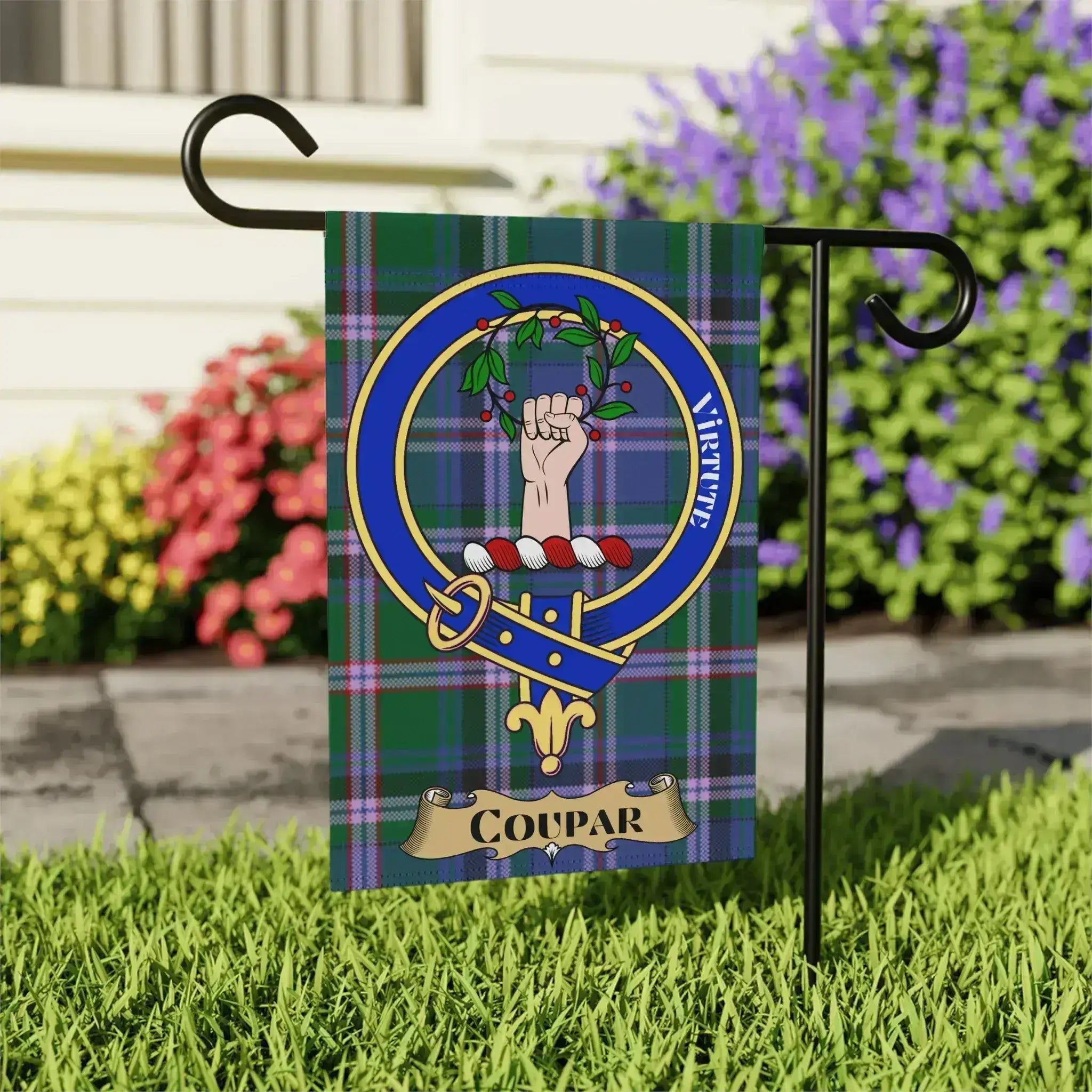 Clan Coupar Crest Garden Flag Outdoor Decor product type
