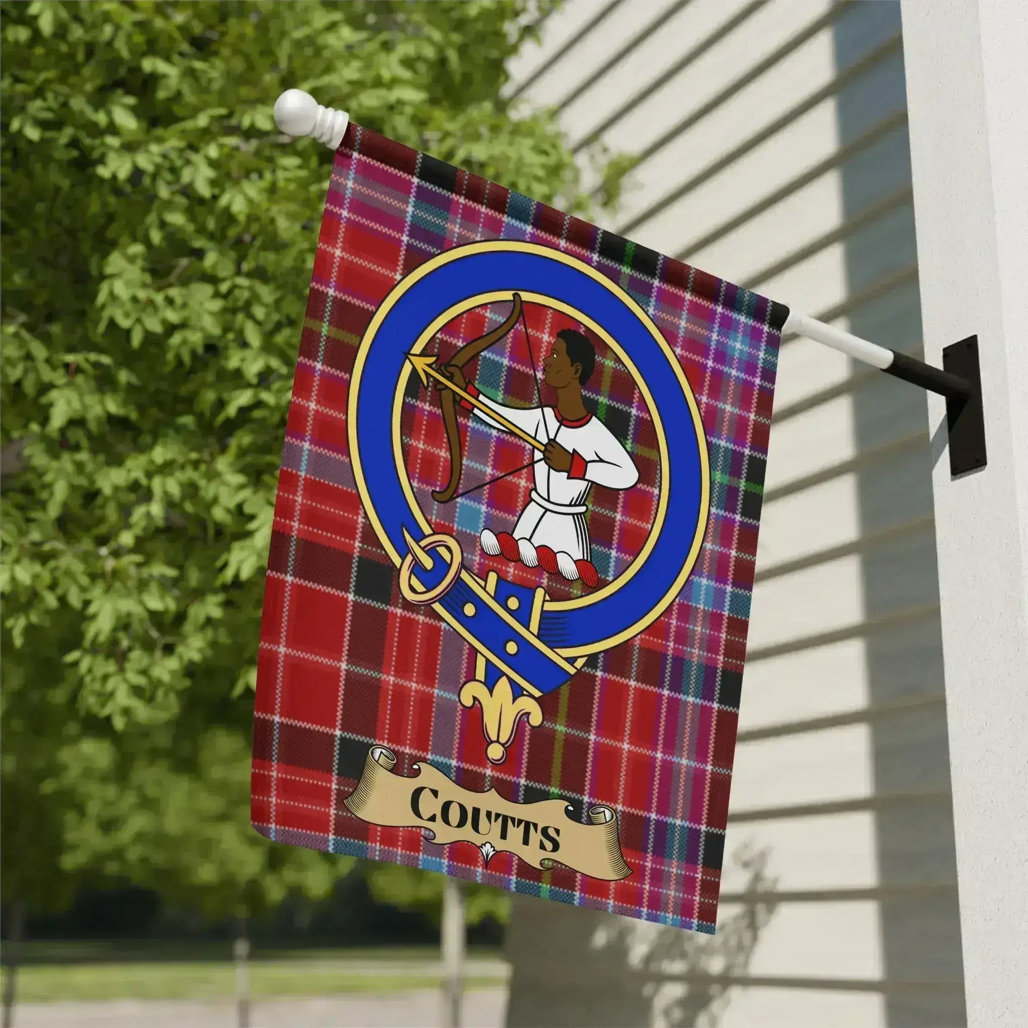 Clan Crest Tartan Design Personalized Flags product