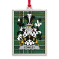 Cowley Family Crest Tartan Plaque Hanging product type