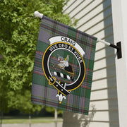 Craig Clan Scottish Tartan Pattern Garden Flag