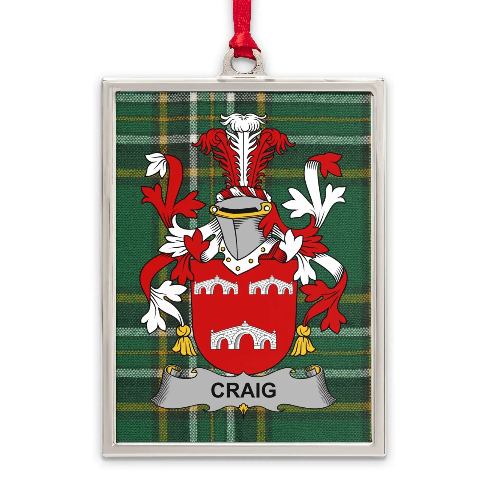 Craig Family Crest Coat of Arms Plaque product type