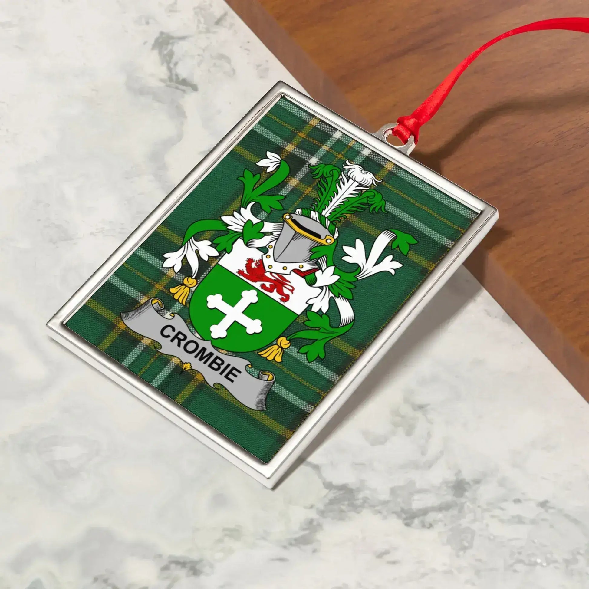 Family Crest Personalized Plaque with Crombie product type