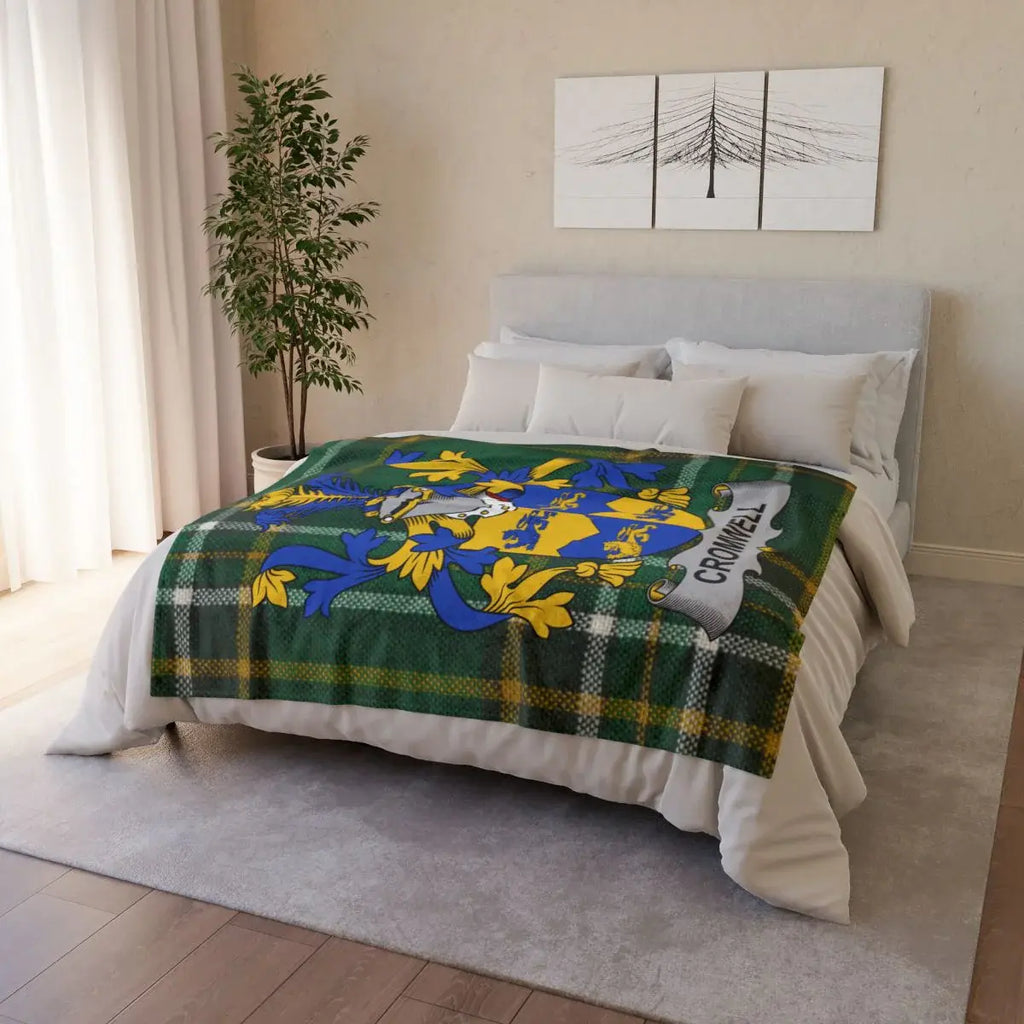 Comfortable Cromwell Crest Blanket Cozy Bedding