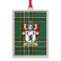 Family Crest Plaid Pattern Crosson Ornament product type
