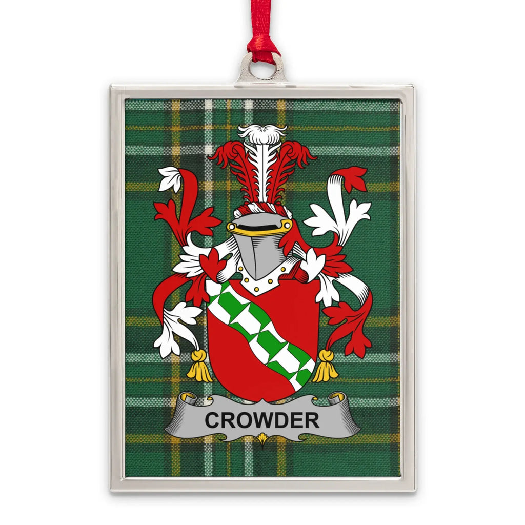 Crowder Plaid Family Crest Plaque product