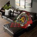 Brave Heraldic Lion Plaid Blanket for Cozy Home Decor