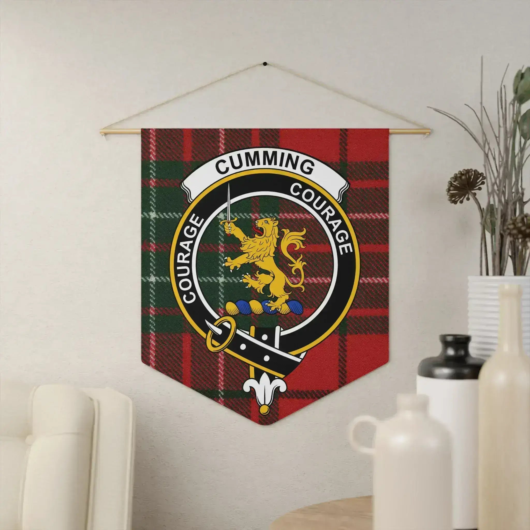 Courage Cumming Crest Wall Hanging product type
