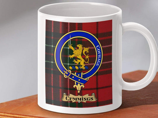 Cummings Crest Courage Scottish Tartan Mug product