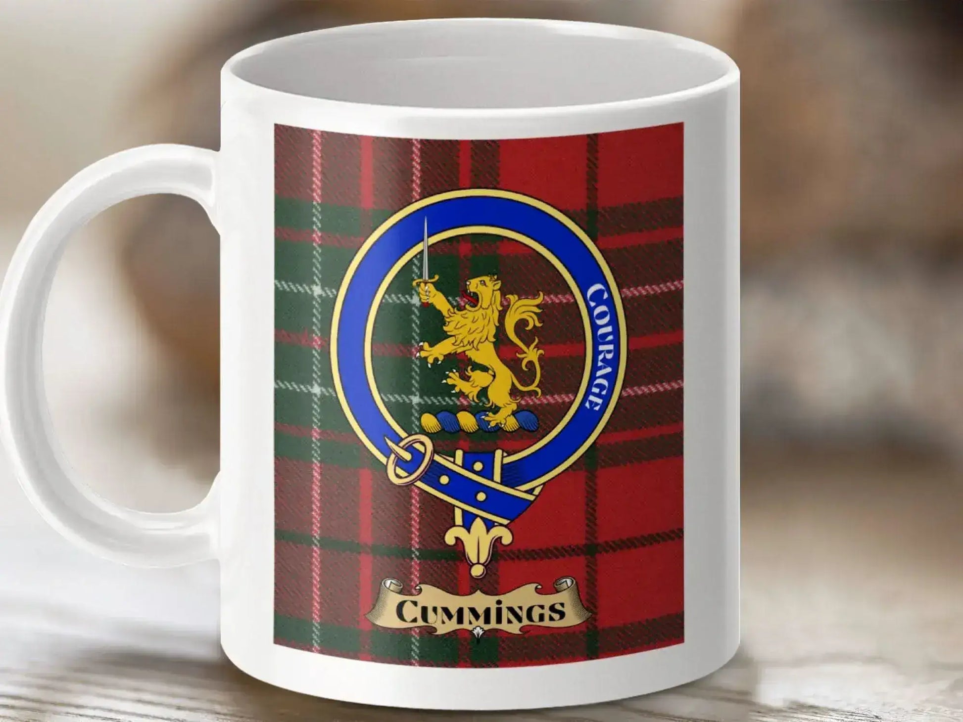 Courage Cummings Clan Scottish Tartan Mug product