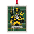 Curnin Family Crest Plaid Background Ornament product type