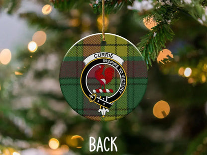 Christian Holiday Inspiring Currie Plaid Ornament product type