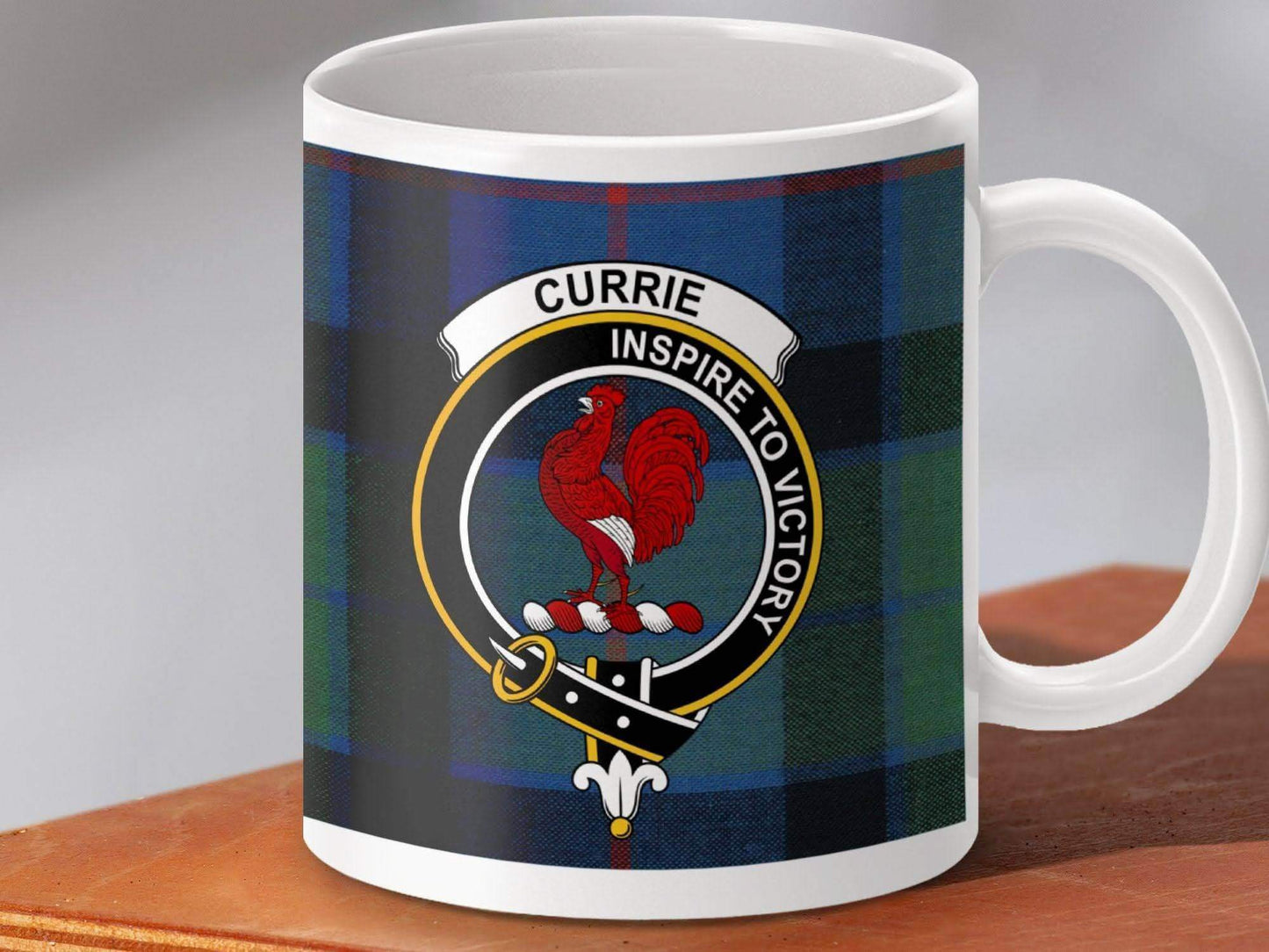 Currie Inspire to Victory Tartan Mug product