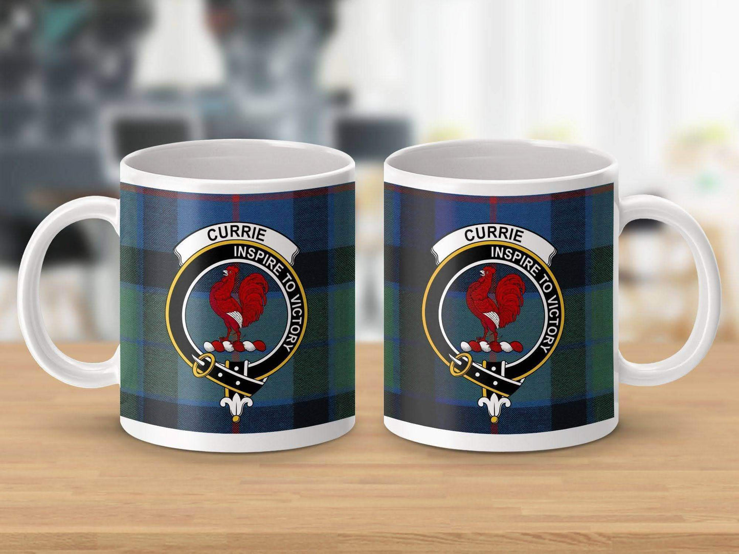 Custom Currie Inspire to Victory Crest Mug product