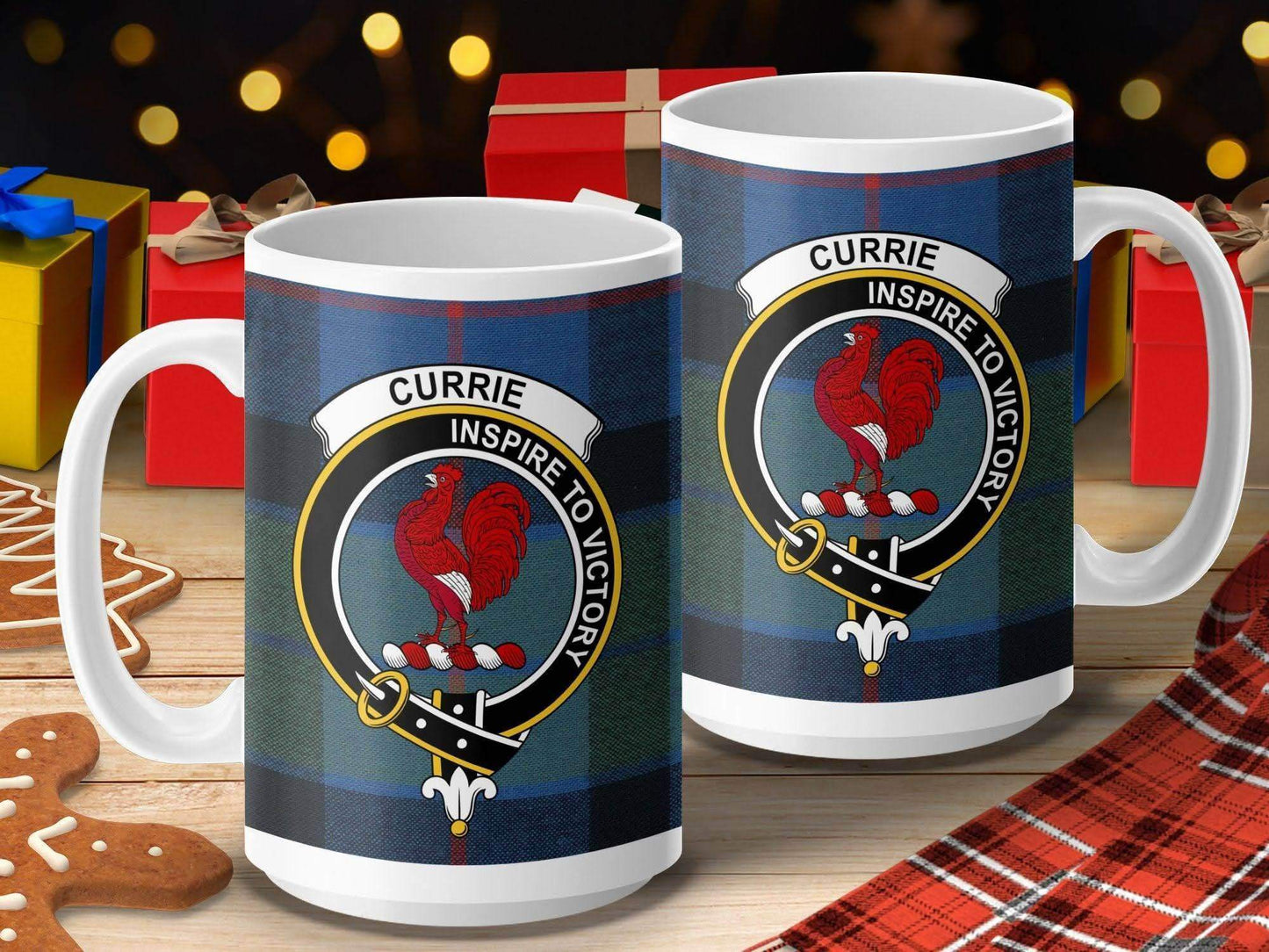 Currie Inspire to Victory Tartan Pattern Mug product