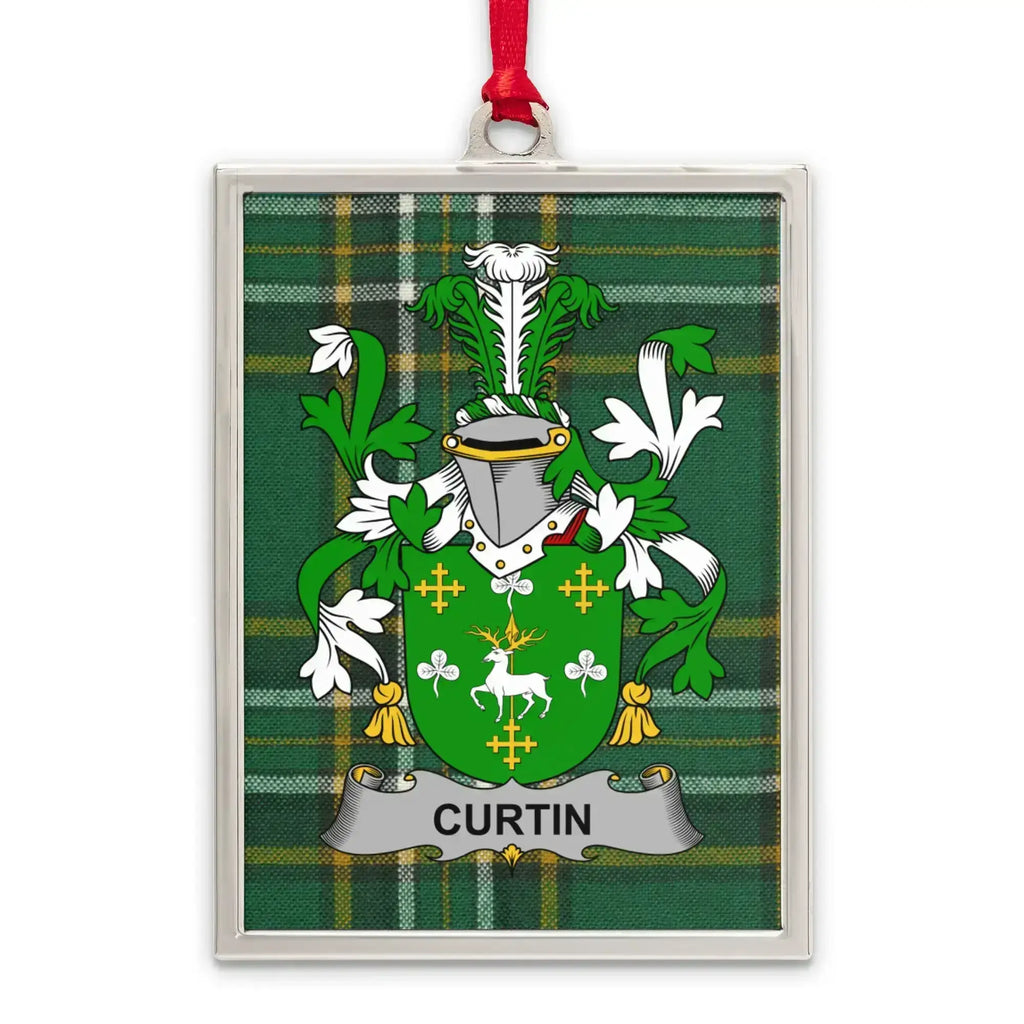 Curtin Family Crest Display Plaque Unique Gift product